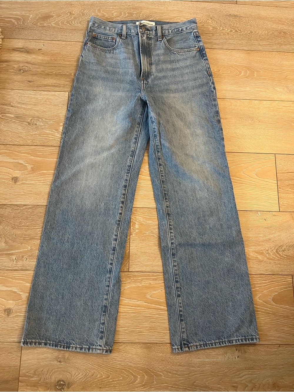 Denim Forum Farrah Hi-Rise Wide Jeans